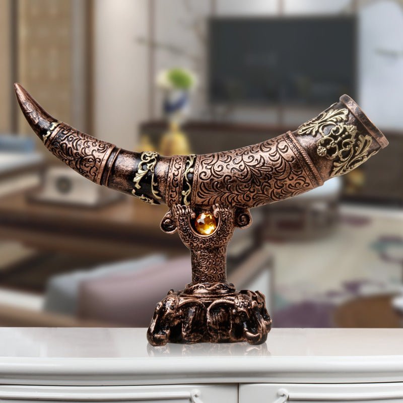 Resin Ivory Sculpture