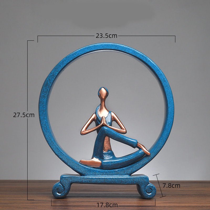 Yoga Girl Resin Ornaments