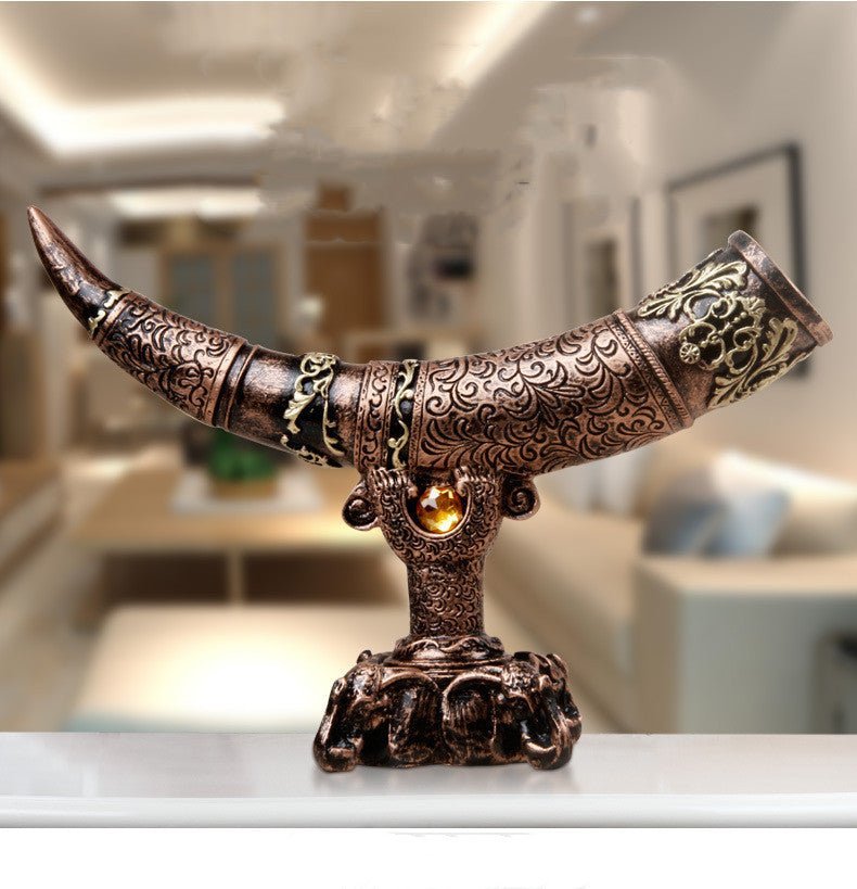 Resin Ivory Sculpture