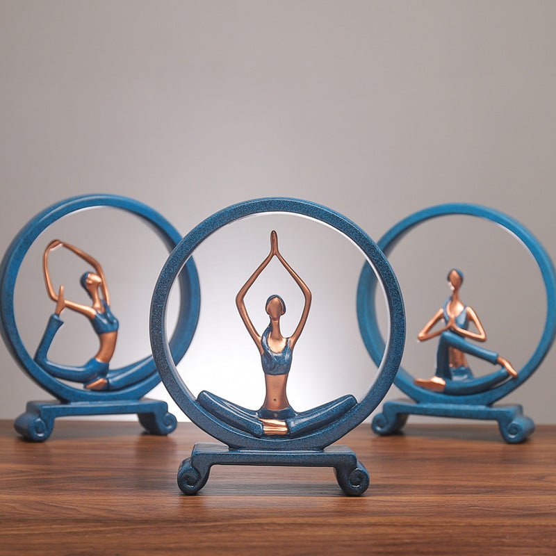 Yoga Girl Resin Ornaments