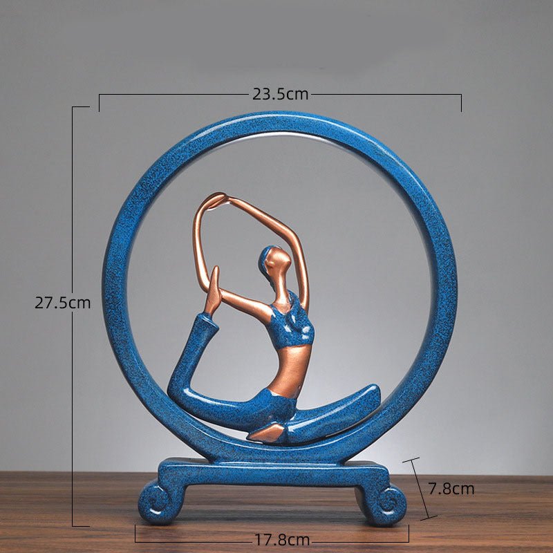Yoga Girl Resin Ornaments