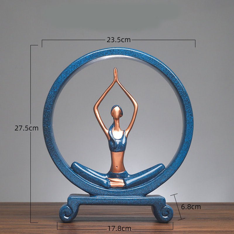 Yoga Girl Resin Ornaments