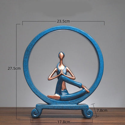 Yoga Girl Resin Ornaments