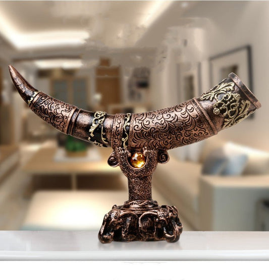 Resin Ivory Sculpture