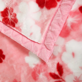 Ultra Soft Blossom Flowers Faux Fur Blanket