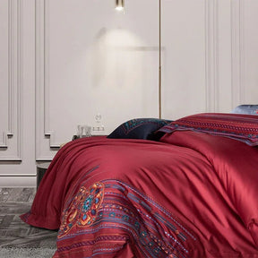 Milano Luxury Egyptian Cotton Embroidery Bedding Set.