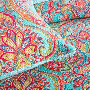 Majestic Multicolor Paisley Bedspread