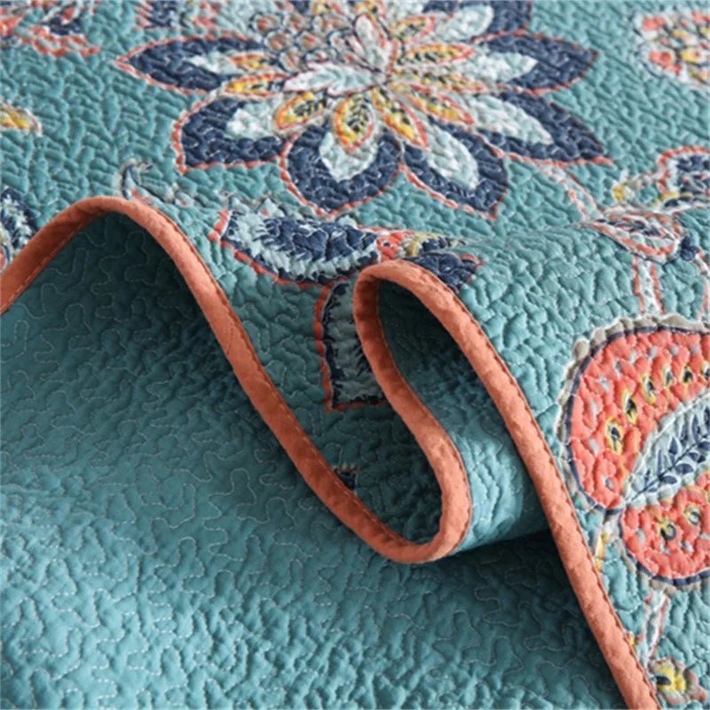 Majestic Multicolor Paisley Bedspread