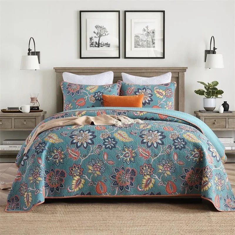 Majestic Multicolor Paisley Bedspread