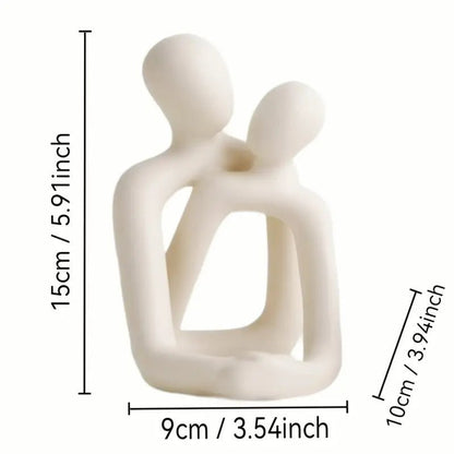 Resin Couple Candle Holder